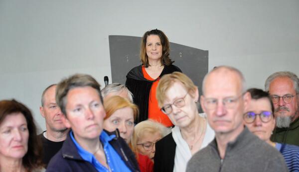 Probenarbeit zum Stadt-Theater-Spektakel