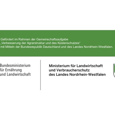 Bild vergrößern: Wirtschaftswegekonzept: Gefrdert durch Bund und Land NRW